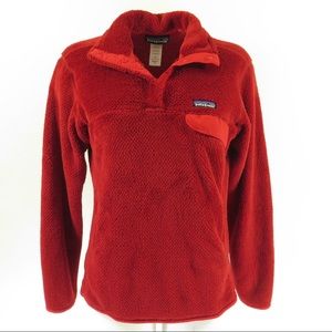 Women's Re-Tool Snap-T Fleece Pullover red